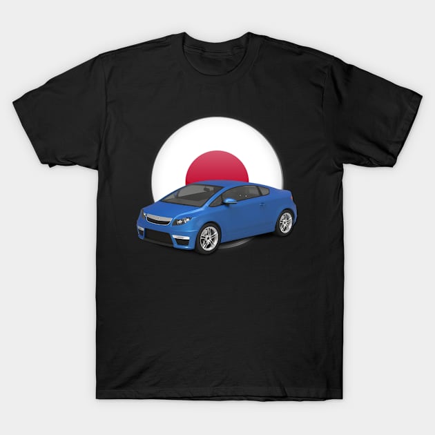 Acura Car Concept Blue vehicles, car, coupe, sports car  07 T-Shirt by Stickers Cars